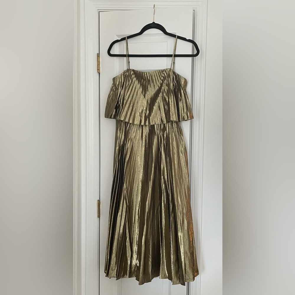 NWT JCrew Gold Dress